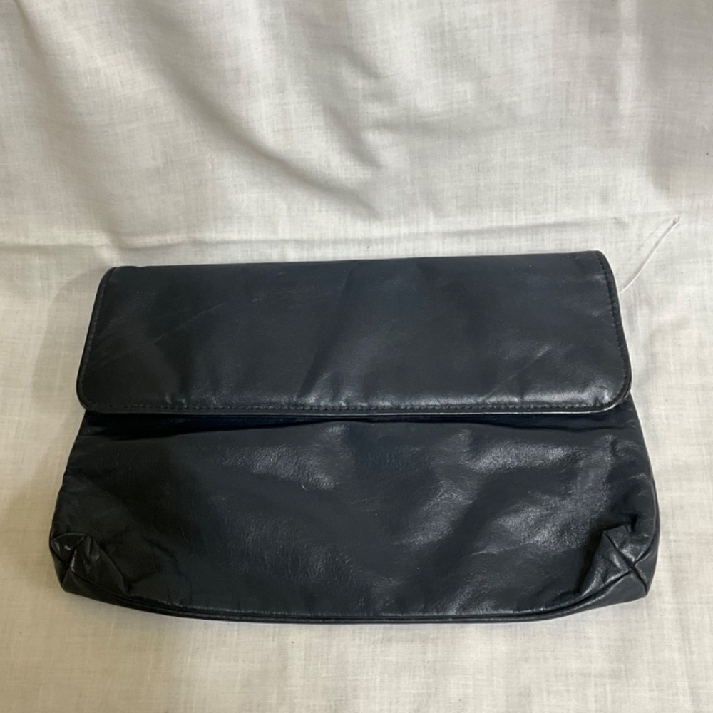 Antoinia Designs, Navy, Leather clutch